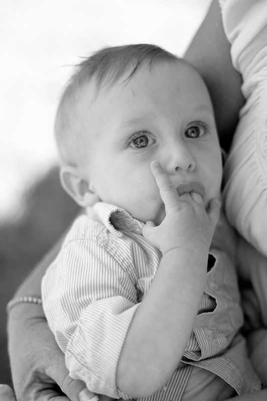 Brayden sucking his fingers