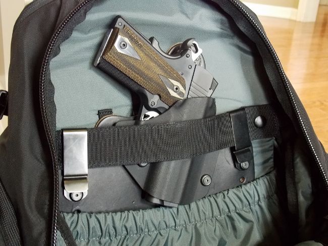 Camelbak Dispatch and Sig Sauer 1911 Ultra