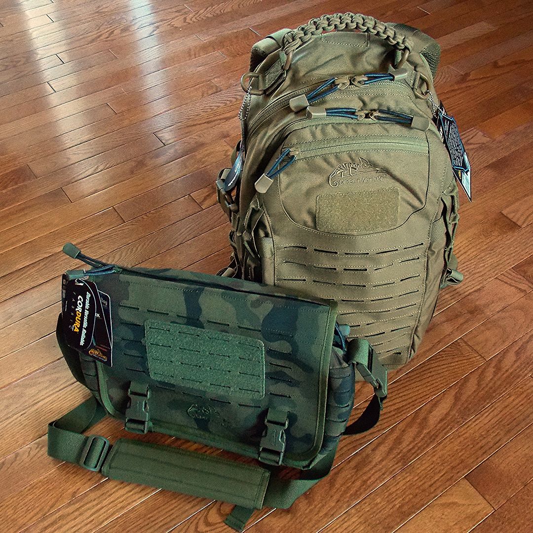 Direction Action Small Messenger Bag and Dragon Egg Backpack