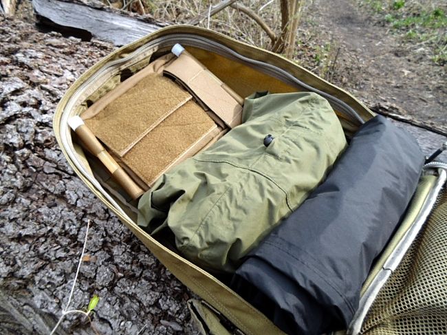 The GoRuck GR1's main compartment