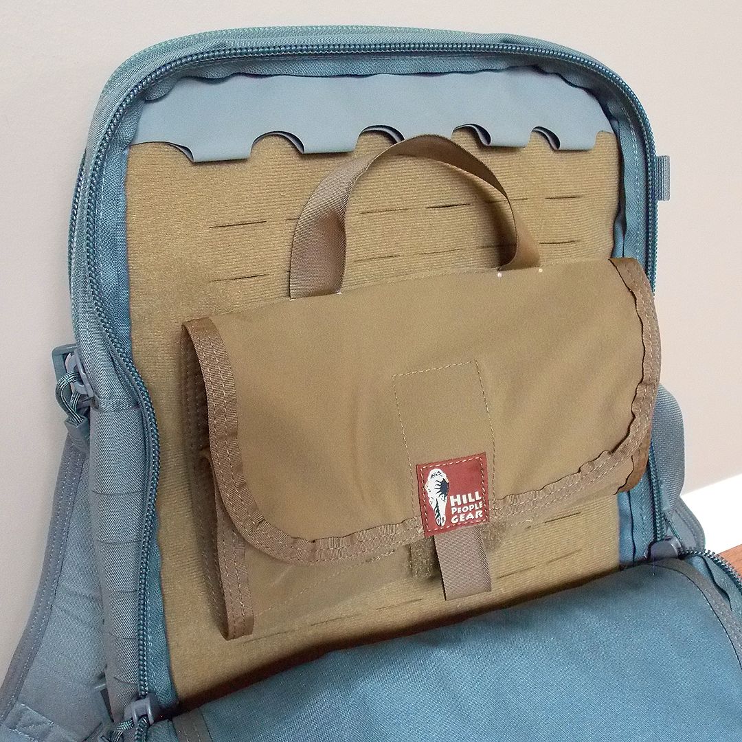 Hill People Gear Tool Roll mounted in the Aston House