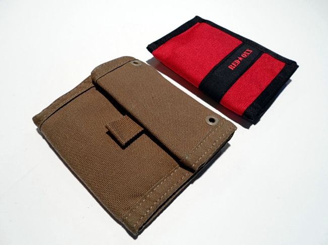 The Spec Ops T.H.E. Wallet Jr. and the Red Oxx Rigger Wallet