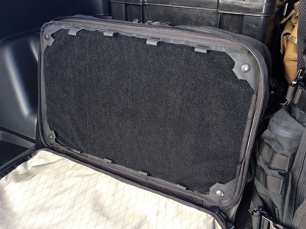 The Control Panel Type-MR snaps into either side compartment of the Meridian Transport Case