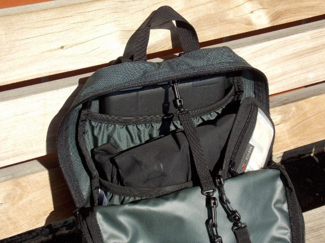 The Interior of the Tom Bihn Daylight Backpack