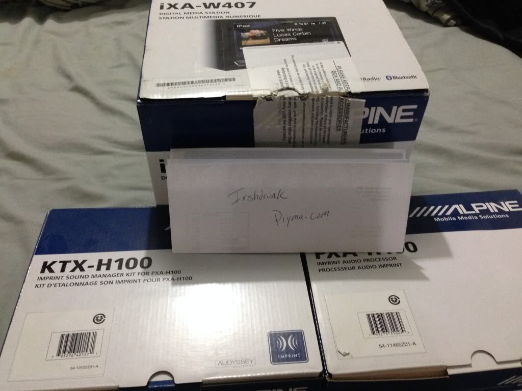 Alpine iXAW407 with Pac TR7, Imprint PXAH100 and KTXH100