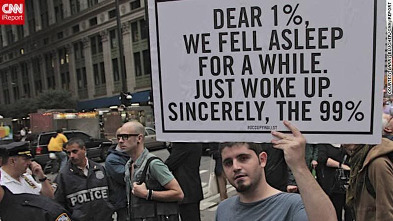 Just woke up - Occupy Wall St