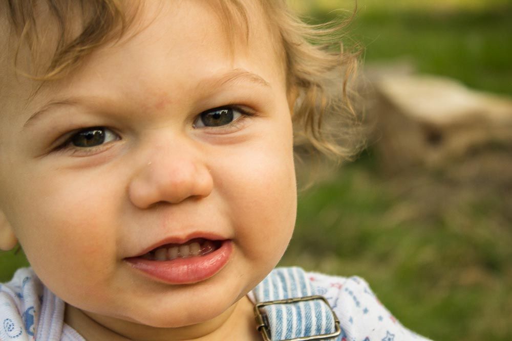 Close up of Charlie's face