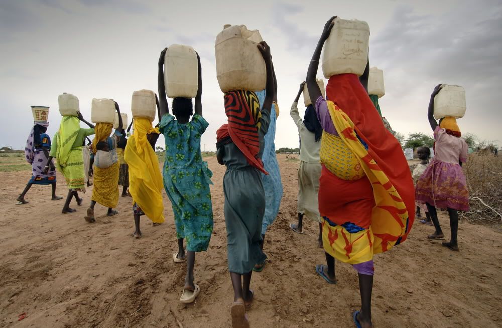 women carrying water Pictures, Images and Photos