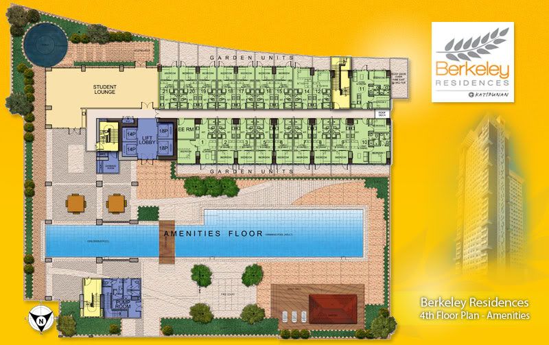 Berkeley Residences Amenity Layout Berkeley Residences Amenity Layout