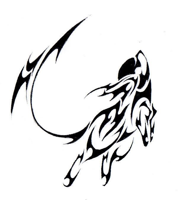 Picture of Tribal Tattoo Text 