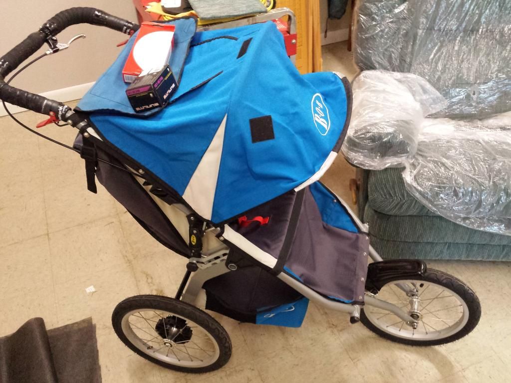 Craigslist score! . . BEHOLD! The Cadillac of baby strollers!
