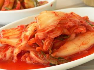 Bibimbap dengan Kimchi