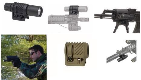 Command Arms CAA-BK2 Flashlight/laser Mount - 1 Inch Command Arms CAA-BK2 Flashlight/laser Mount - 1 Inch