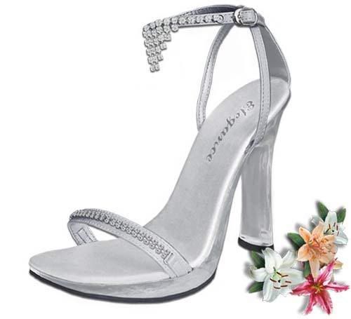 elegance shoes, platform sandals for bridal prom evening