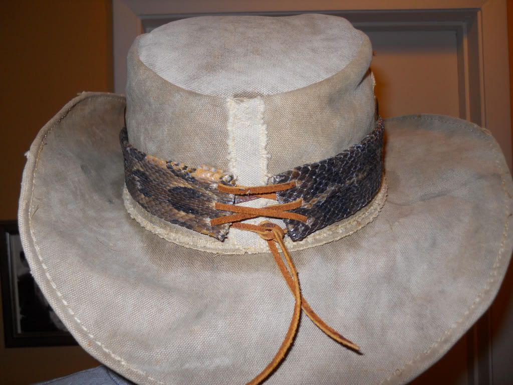 snakeskin hat band