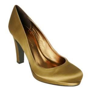 the best simple wedding gold shoe