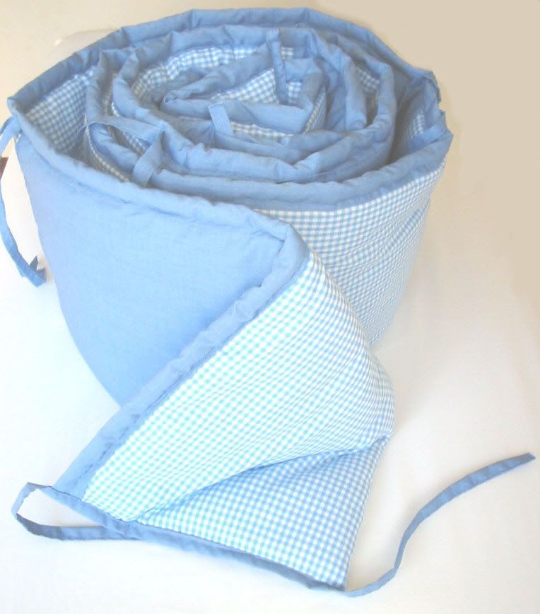 Blue and White Bumper