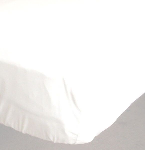 White fitted sheet