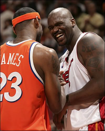 shaq &amp; LeBron Pictures, Images and Photos
