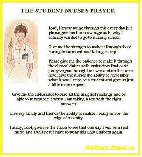 student nurse prayer