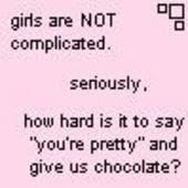 Girls are not complicated Pictures, Images and Photos
