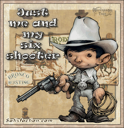 Me & My Six Shooter, Cowboy Layout