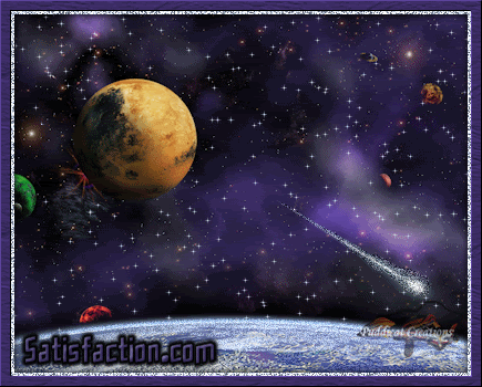 Outer Space Planets Layout