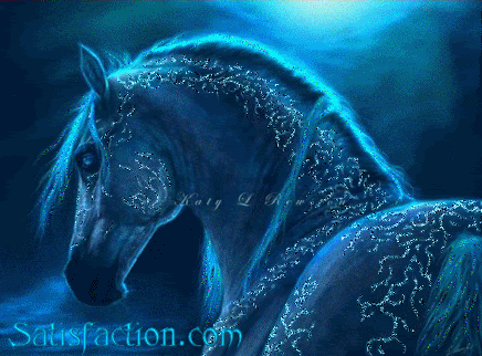 Midnight Blue Horse - Fantasy Layout