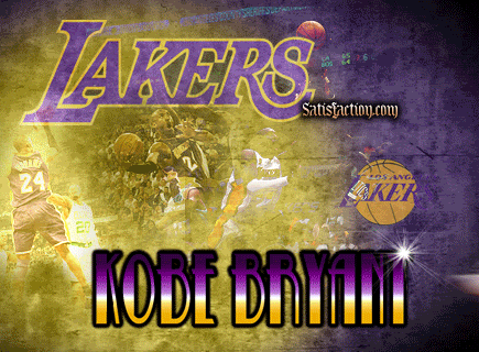 Kobe Bryant, Lakers - Basketball Layout