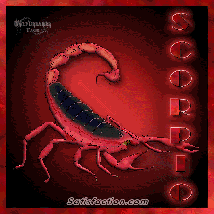 Scorpio, Zodiac Sign Layout