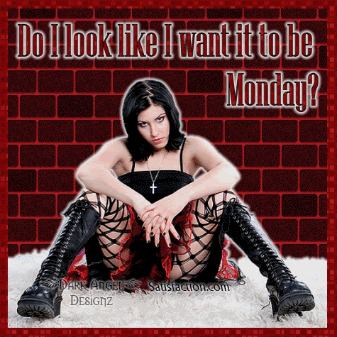 Monday Comments and Graphics for MySpace, Tagged, Facebook