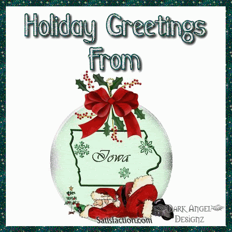 50 States Holiday Greetings Comments and Graphics for MySpace, Tagged, Facebook