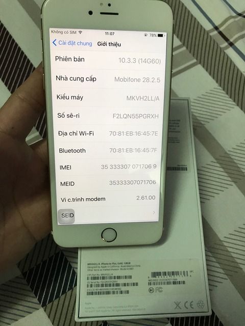 Bán IP 6S Plus Gold 128gb Fullbox mới gần như 100% - 6