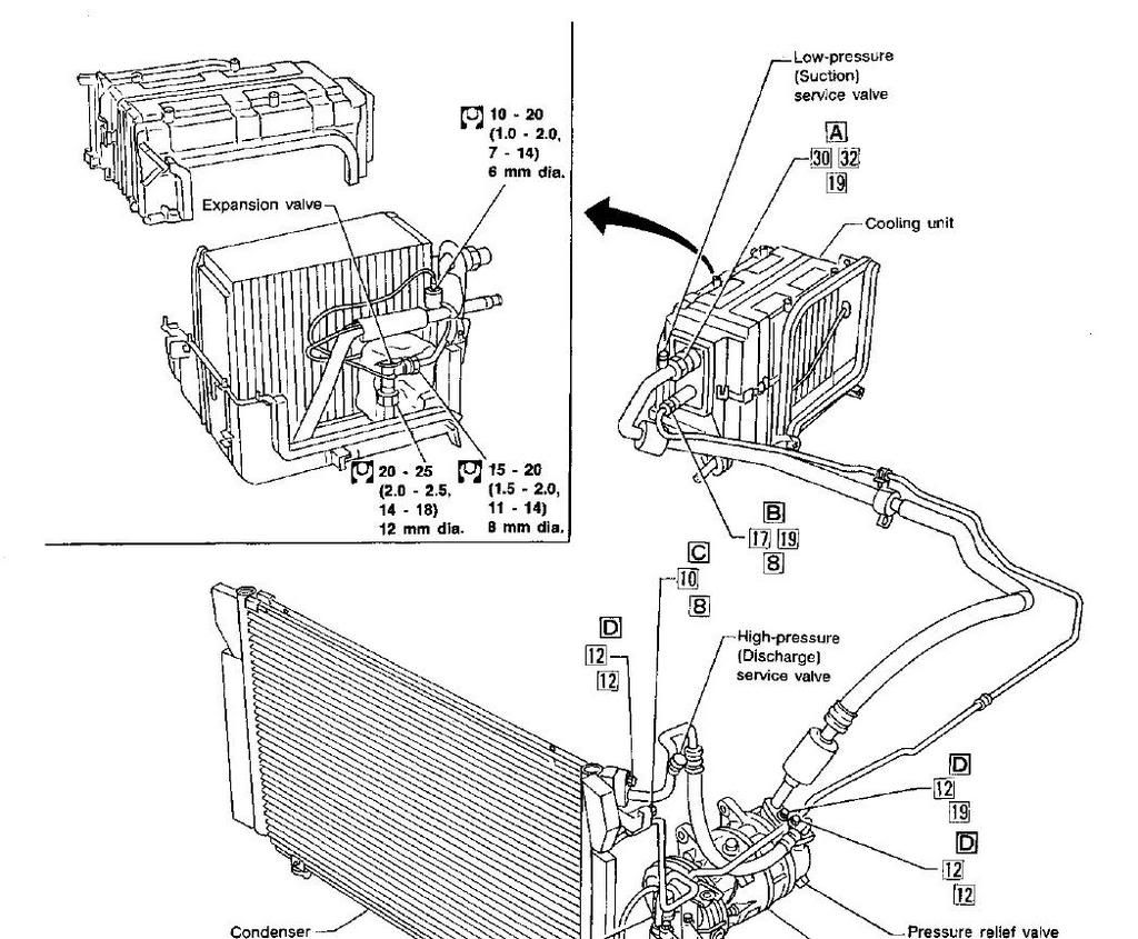 Nissan sentra air conditioner diagram #9