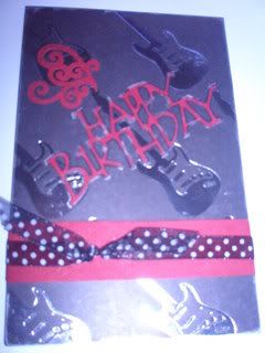 Rocker Birthday Card