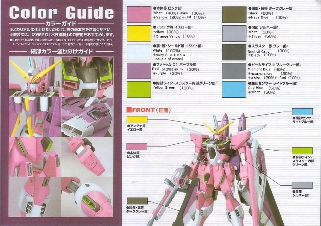 Gunze Sangyo Color Chart