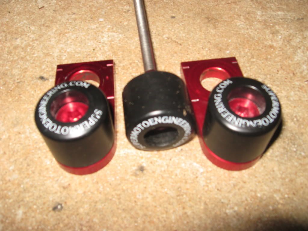 CRF150R Axle Sliders SupermotoEngineering SuperMoto Junkie