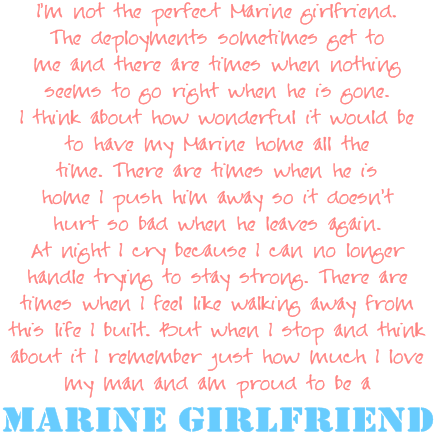 ... of how it feels to fall in love with your marine author unknown