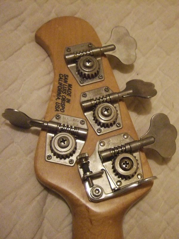 SOLD Musicman StingRay tuners, inc. Fenderbranded Hipshot Xtender