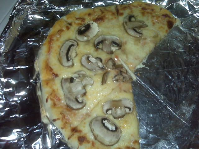 cheese, shallots, mushrooms