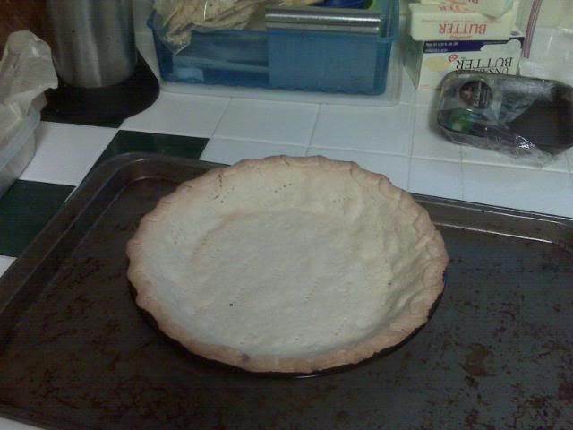 baked pie shell
