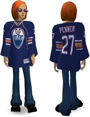 Dustin Penner Oilers Jersey