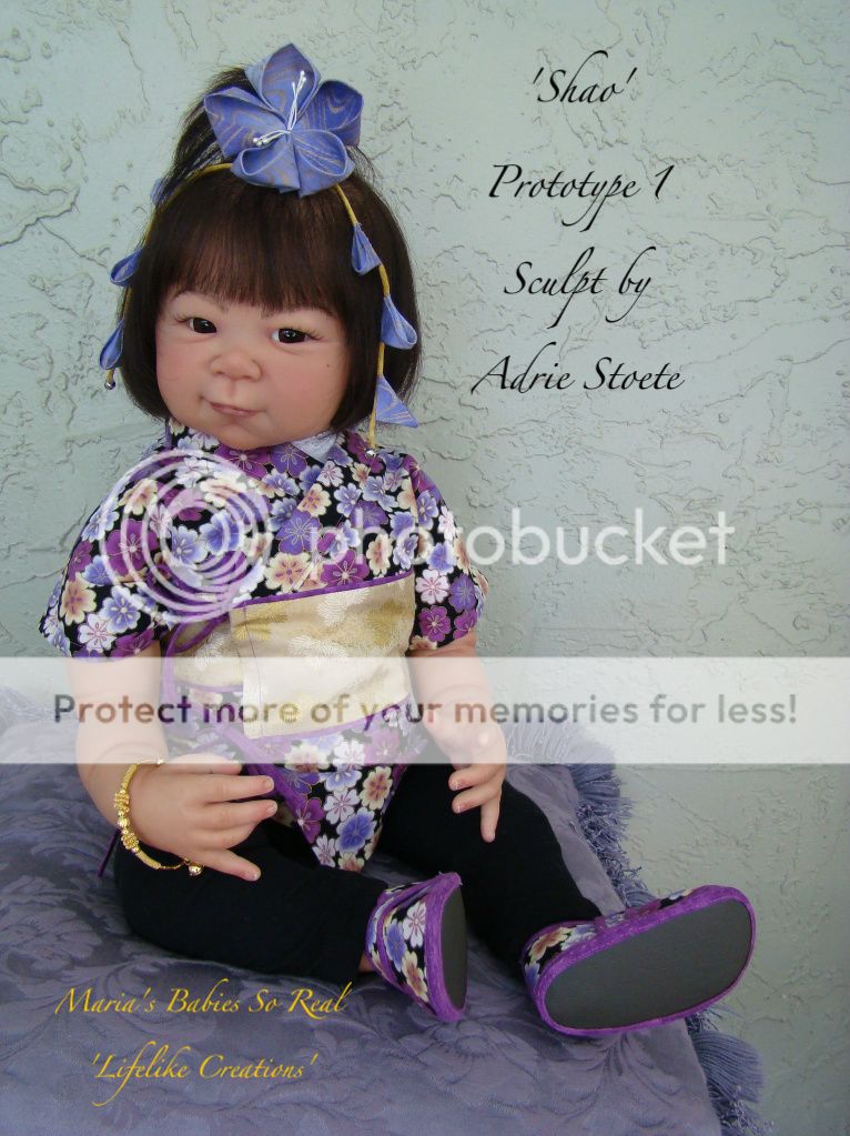 REBORN PROTOTYPE I SHAO BY ADRIE STOETE ETHNIC BABY OOAK  