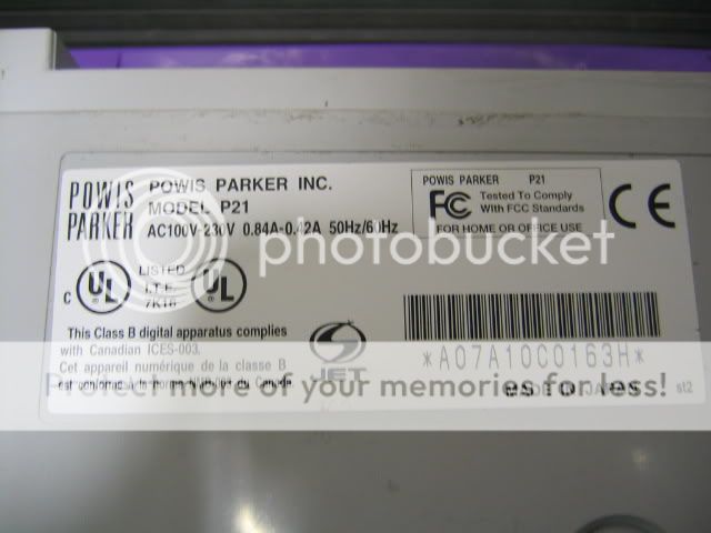 POWIS PARKER FOILFAST FOIL PRINTER P21  