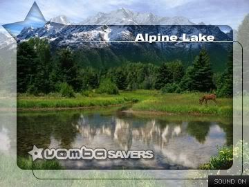 Alpine Lake screensaver