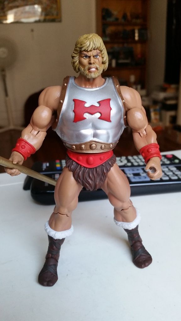 PRE-ORDER MOTU Classics Custom OO-LARR ADAM THUNDER HEMAN PAINTED HEAD