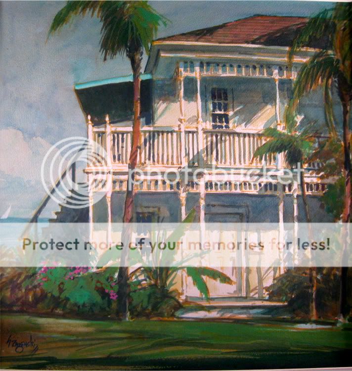 House Key West Florida Zazenski original painting  