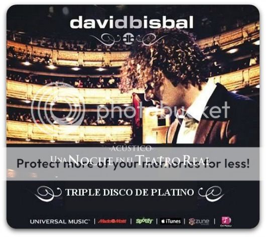 David Bisbal - Una Noche En El Teatro Real en la Tienda Oficial